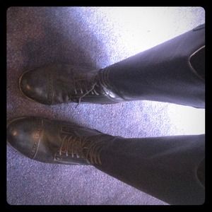 Riding boots with jcrew shirt bundle