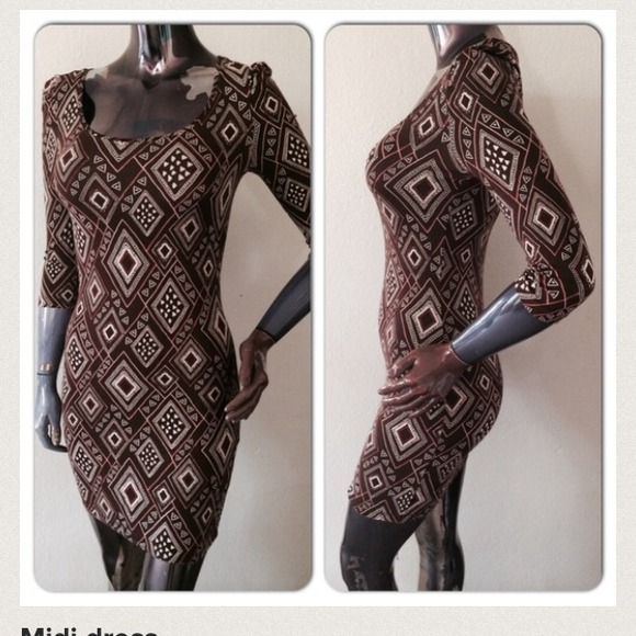 Tribal print dress