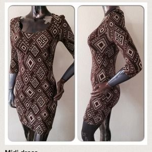 Tribal print dress