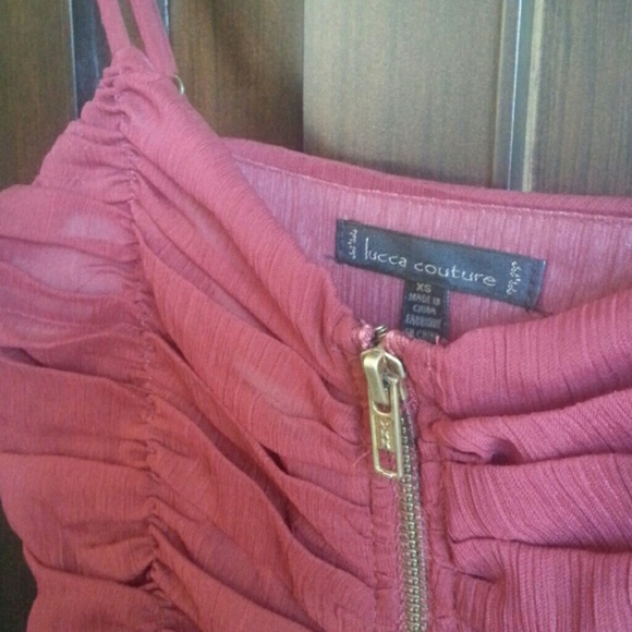 XgiftedX Holiday Party Lucca Couture Ruched Mini - Picture 2 of 3