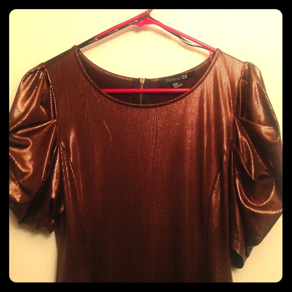 Forever 21 Bronzed dress never wore