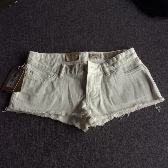 Reduced: $45 to $30 All saints white denim shorts