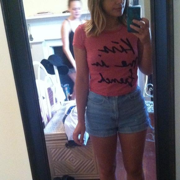 Urban Outfitters Tops - Kiss me I'm French crop top Urban Outfitters Tops - Kiss me I'm French crop top