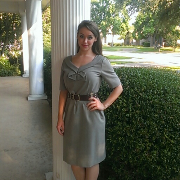 Gray Beige Dress By Antonio Melani