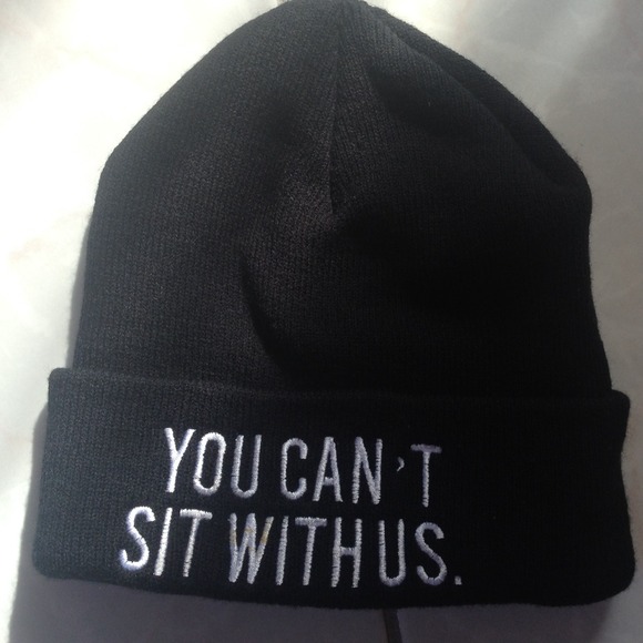 RARE BrandyMelville "you can't sit with us" beanie