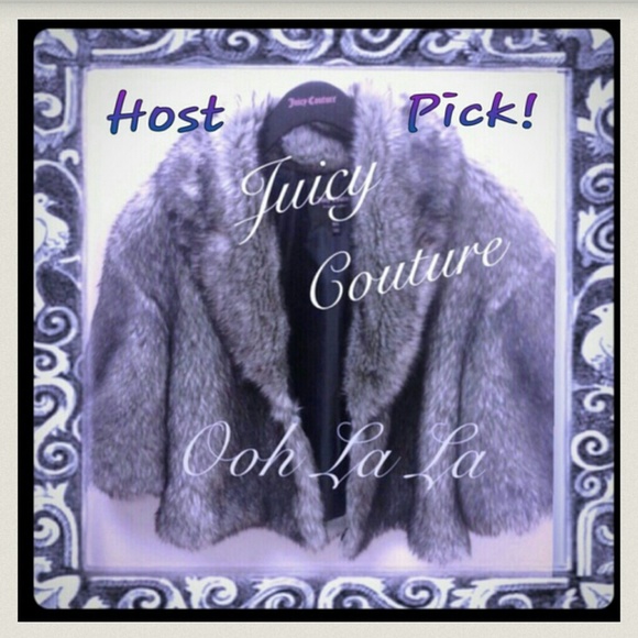 Juicy Couture Outerwear - Authentic Juicy Couture Faux Fur Shrug