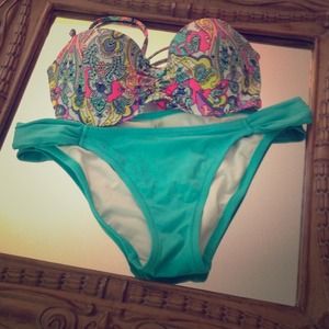 Victoria's Secret bandeau and bikini bottom
