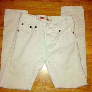 Boys white jeans