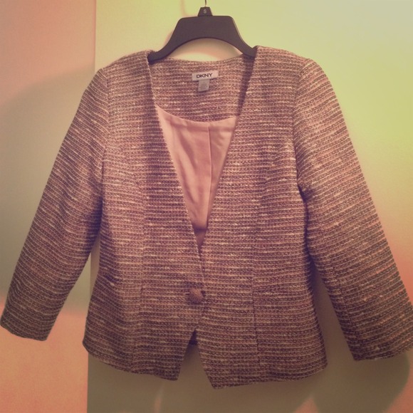 DKNY Cropped Blazer