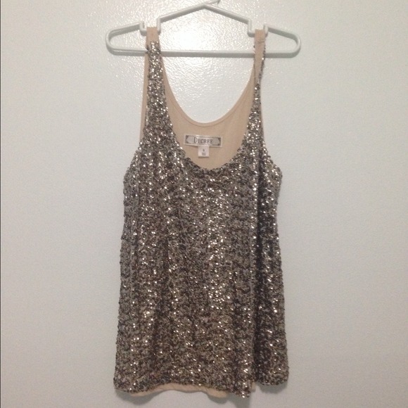 Sequin Tank Top