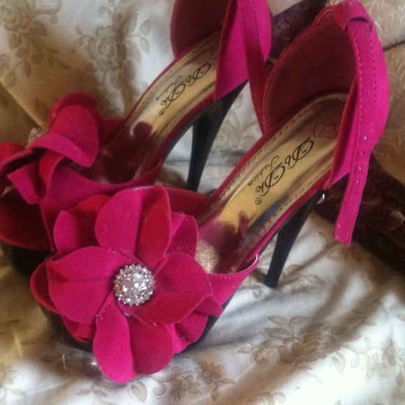 Flower High heels - Picture 2 of 4