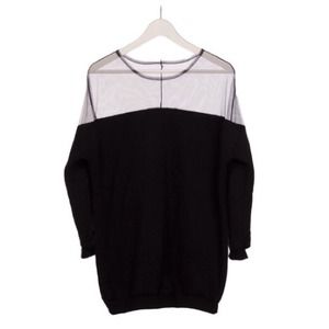 🚫SOLD🚫Sheer Layer Sweatshirt 👌👌