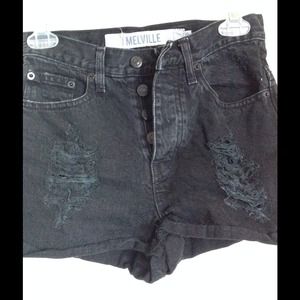 SOLD!! Brand New Brandy Melville Distressed Shorts