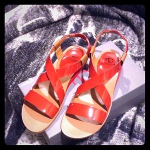 Red cute sandal