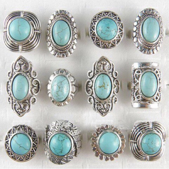Turquoise rings