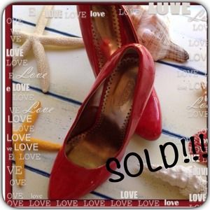 👠 GOMAX ASHLAND RED PUMPS 👠