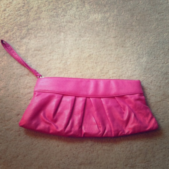 Pink clutch