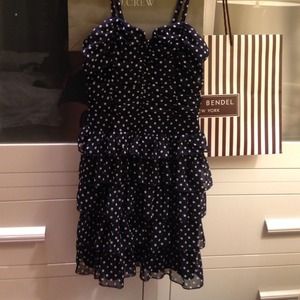 🚫SOLD🚫 Navy and white polka for dress.