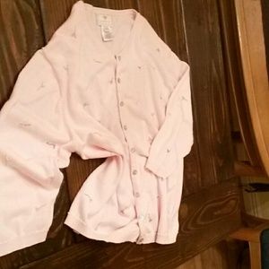 💝SALE💝Susan Bristol soft pink flower cardigan