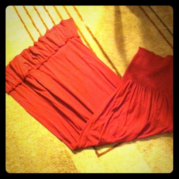 Maroon long dress