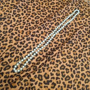 Blue pearl necklace!💜