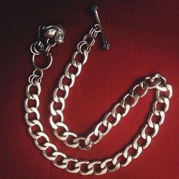 Authentic Juicy Couture gold chain charm necklace
