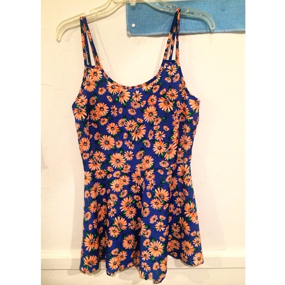 Floral Mid-Waist Romper