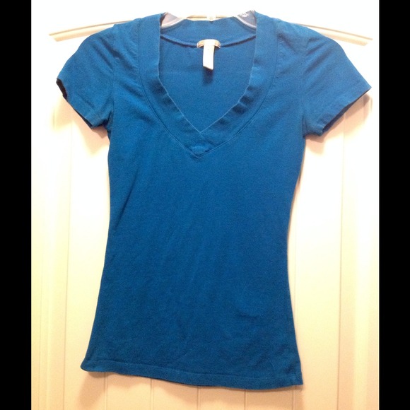 Blue tee