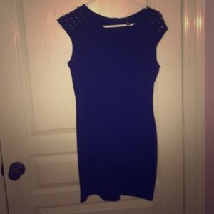 Studded black dress