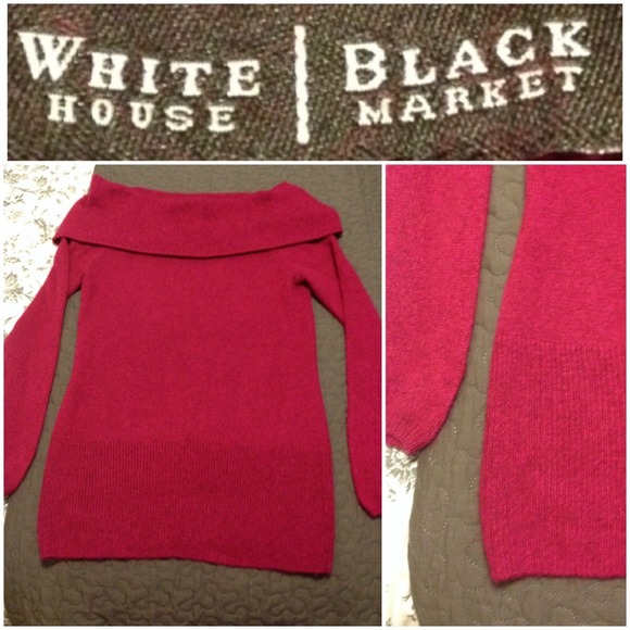 White House black market cashmere sweater
