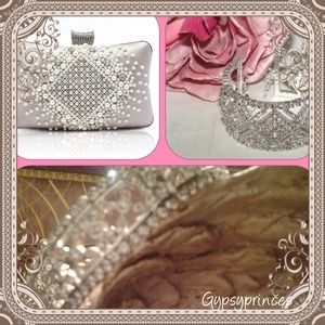 Sparkling!! Rhinestone & Crystal Cuff