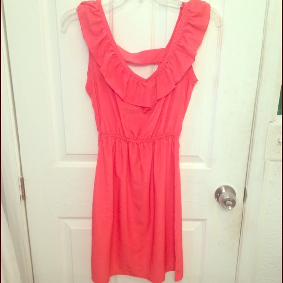 Coral dress