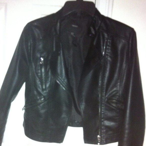 Biker leather jacket