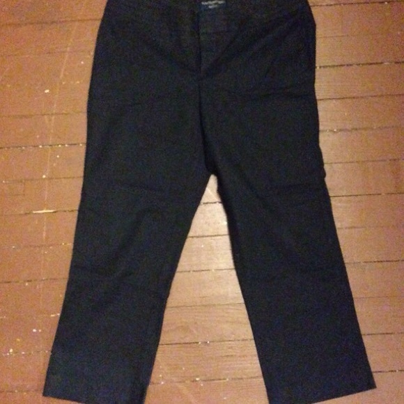 Banana Republic Martin Fit Black Crop Pants - Picture 3 of 3