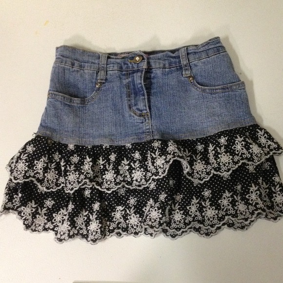 My Michelle girls stretch denim skirt size 10