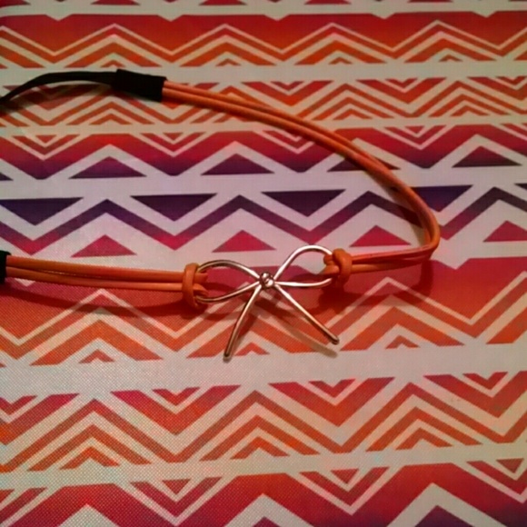 Bow (orange) headband - Picture 1 of 2