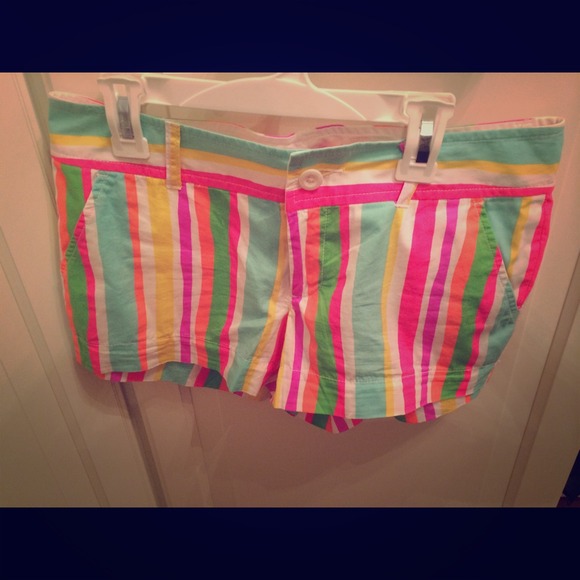 Lilly Pulitzer Callahan Spicy Stripe Shorts 0