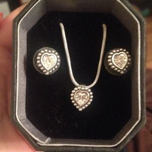 Brighton heart jewelry set