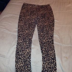 Leopard jeggings