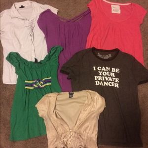 Cute shirts! Cleaning out my closet