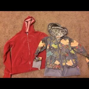 LRG and enjoi sweatshirts