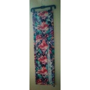 Galaxy Form fitting Maxi Skirt