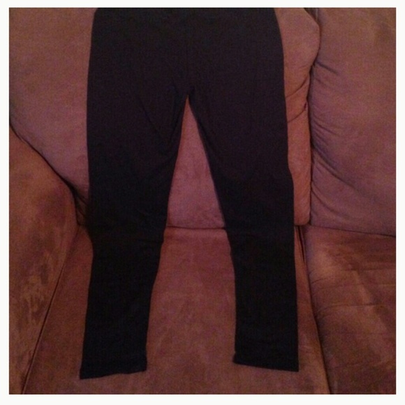 *SOLD*HP! Gold rhinestone leggings - Picture 3 of 3