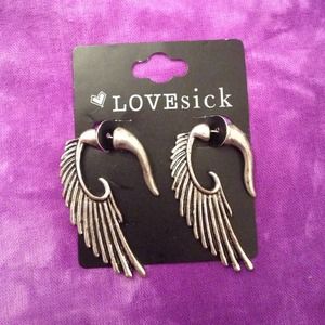 Love Sick Wing Earrings