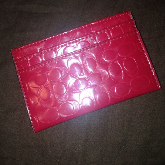 coach credit card holder