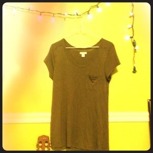 Dark green flowy top💕