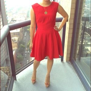 The Limited Cap Sleeve Fit & Flare dress. Size XS.