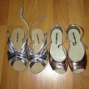 Two pairs of sandals for toddlers..barely worn!!!