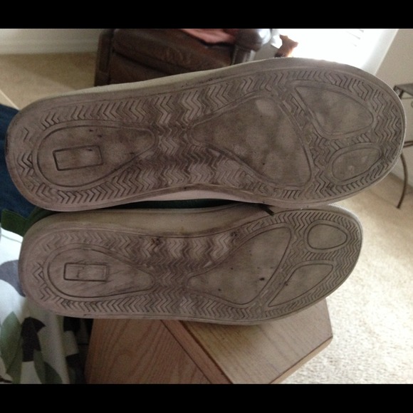 Green Hightop Sneakers - Picture 2 of 2