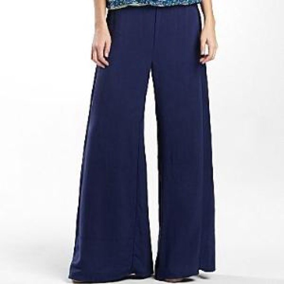 Olsenboye Navy Wide Leg Pant NWOT